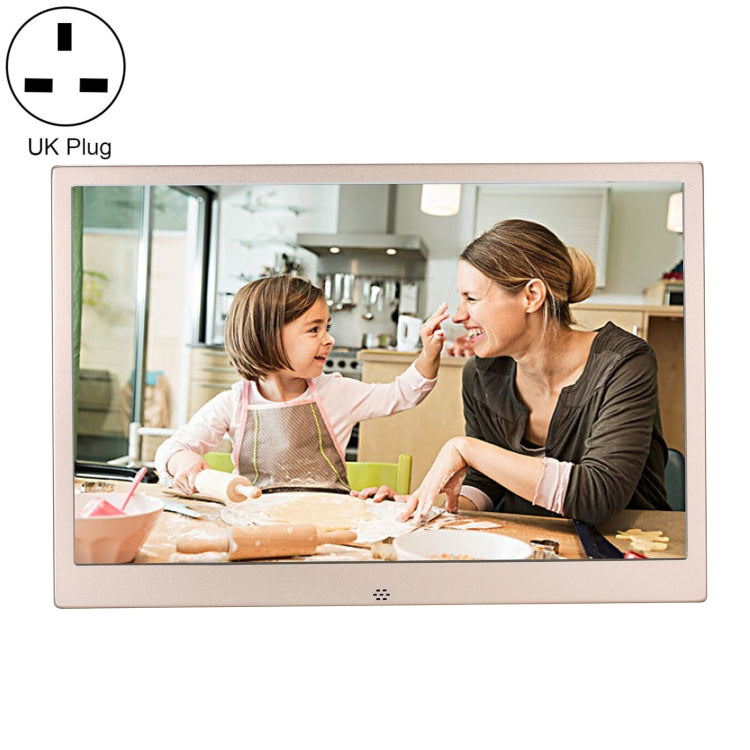 HSD1202 12.1 inch 1280x800 High Resolution Display Digital Photo Frame with Holder and Remote Control, Support SD / MMC / MS Card / USB Port,