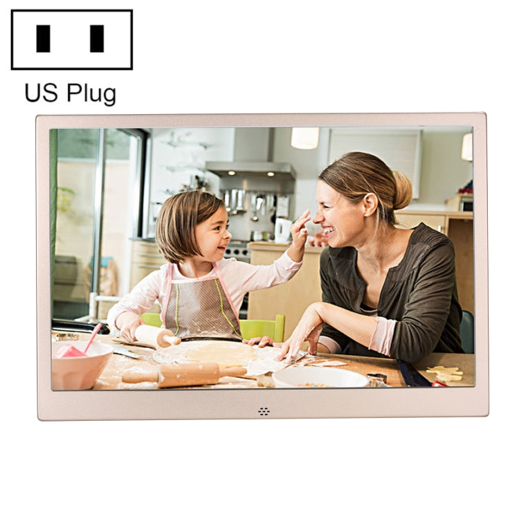 HSD1202 12.1 inch 1280x800 High Resolution Display Digital Photo Frame with Holder and Remote Control, Support SD / MMC / MS Card / USB Port,