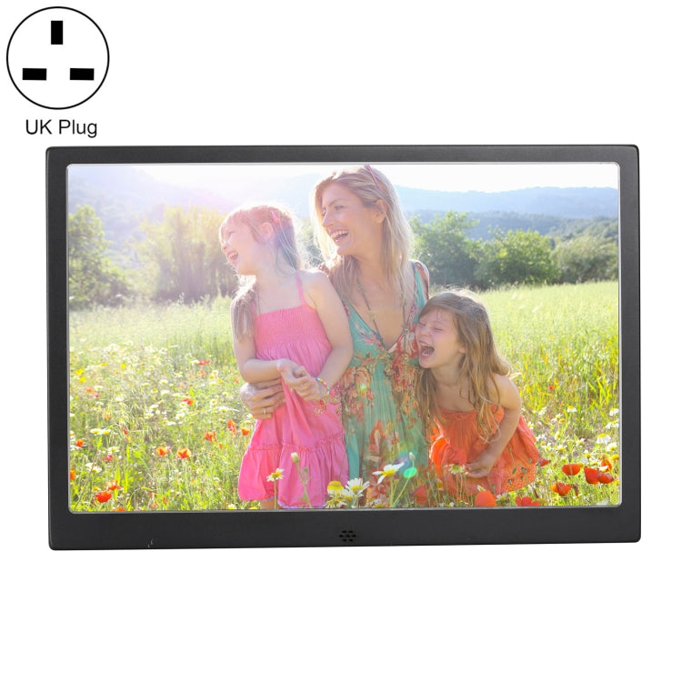 HSD1202 12.1 inch 1280x800 High Resolution Display Digital Photo Frame with Holder and Remote Control, Support SD / MMC / MS Card / USB Port,