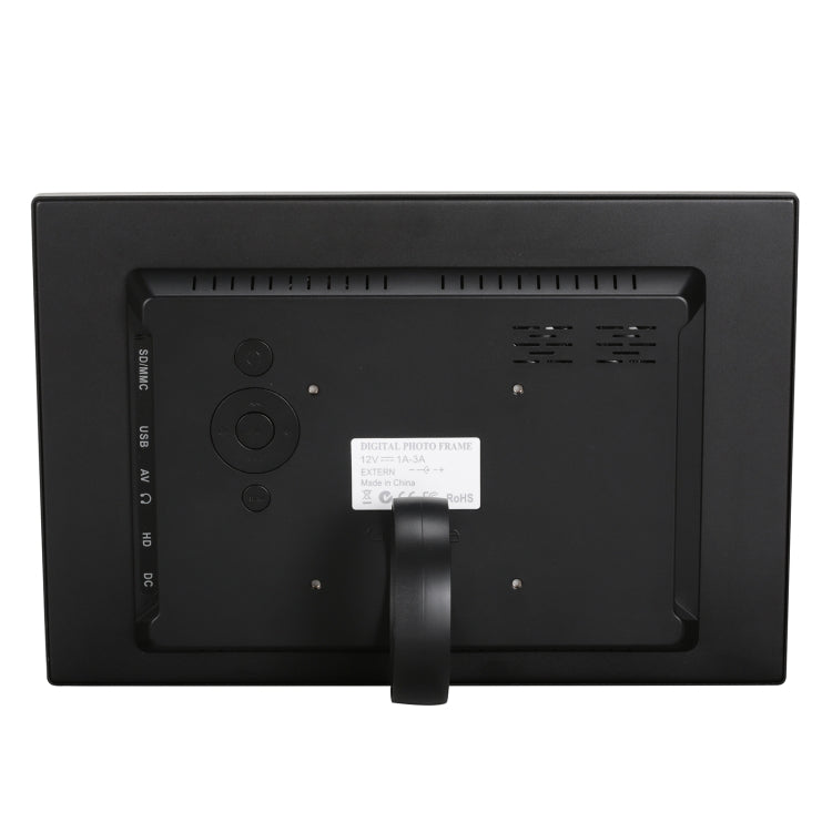 HSD1202 12.1 inch 1280x800 High Resolution Display Digital Photo Frame with Holder and Remote Control, Support SD / MMC / MS Card / USB Port,