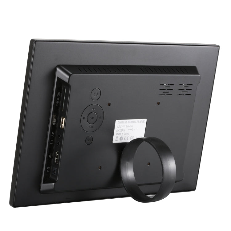 HSD1202 12.1 inch 1280x800 High Resolution Display Digital Photo Frame with Holder and Remote Control, Support SD / MMC / MS Card / USB Port,