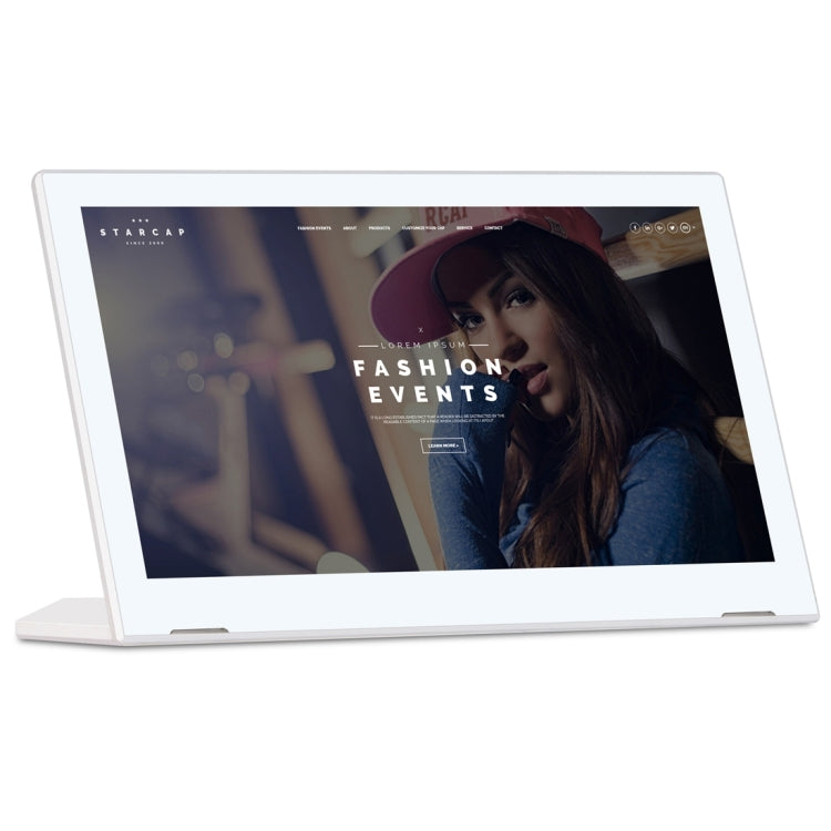 HSD1506 Touch Screen All in One PC with Holder, 2GB+16GB 15.6 inch LCD Android 8.1 RK3288 Octa-core Cortex A53 1.5G, Support OTG & Bluetooth & WiFi