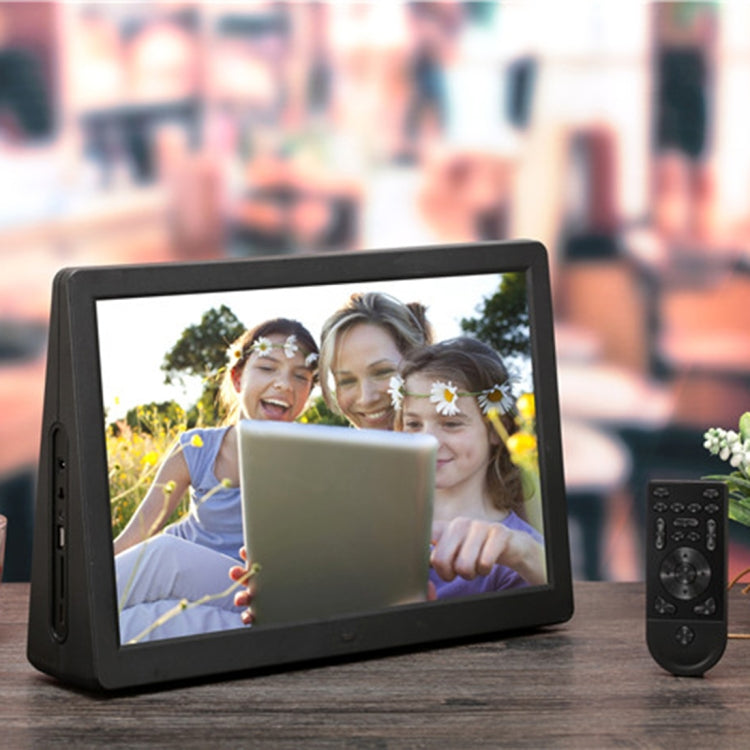 HSD1541 15.4 inch LED 1280x800 Double Side Digital Photo Frame with Holder and Remote Control, Support SD / MMC / MS Card / HDMI / USB Port