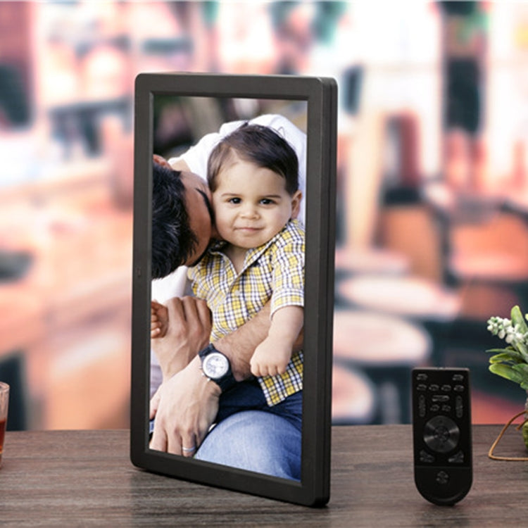 HSD1541 15.4 inch LED 1280x800 Double Side Digital Photo Frame with Holder and Remote Control, Support SD / MMC / MS Card / HDMI / USB Port