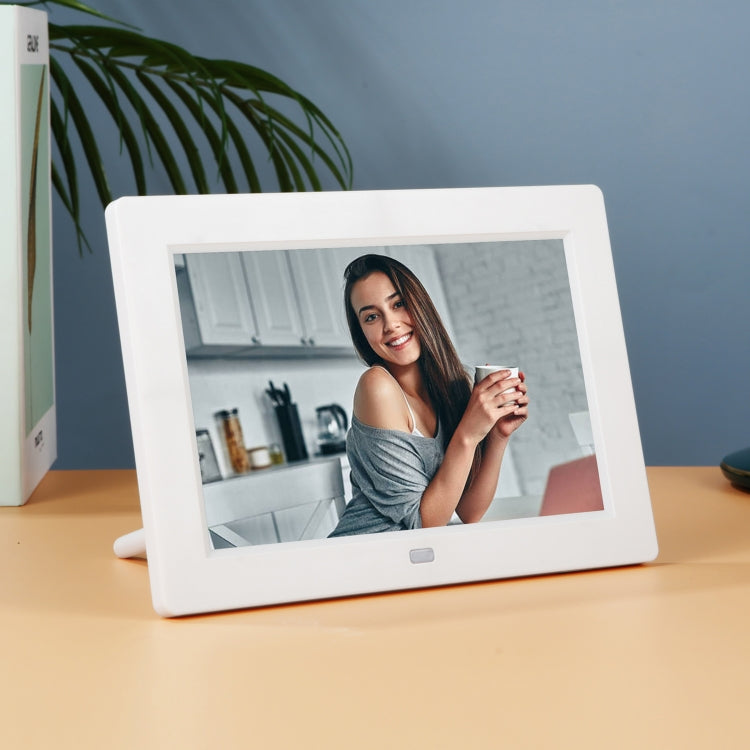 XCLT8080 8 inch TFT Screen Digital Photo Frame 1280*800 with Holder & Remote Control, Support USB / SD Card Input