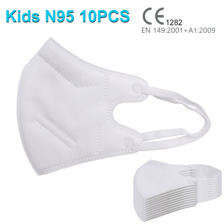 10 PCS Kids KN95 n95 Breathable Respirator Dustproof Antiviral Anti-fog Protective Mask for Kids Children