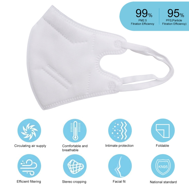 10 PCS Kids KN95 n95 Breathable Respirator Dustproof Antiviral Anti-fog Protective Mask for Kids Children