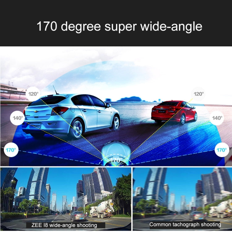 I8S Full HD 1080P Car WiFi DVR Driving Recorder, 3.0 inch Screen Display, 170 Degrees Wide Angle Viewing Lens, Support G-Sensor & File Locking & Parking Guard & Motion Detection Functions, Maximum 32GB TF Card