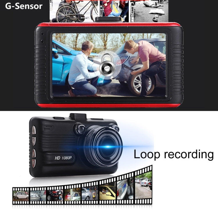 I8S Full HD 1080P Car WiFi DVR Driving Recorder, 3.0 inch Screen Display, 170 Degrees Wide Angle Viewing Lens, Support G-Sensor & File Locking & Parking Guard & Motion Detection Functions, Maximum 32GB TF Card