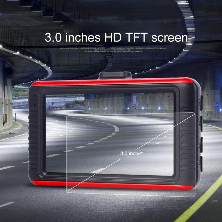 I8S Full HD 1080P Car WiFi DVR Driving Recorder, 3.0 inch Screen Display, 170 Degrees Wide Angle Viewing Lens, Support G-Sensor & File Locking & Parking Guard & Motion Detection Functions, Maximum 32GB TF Card