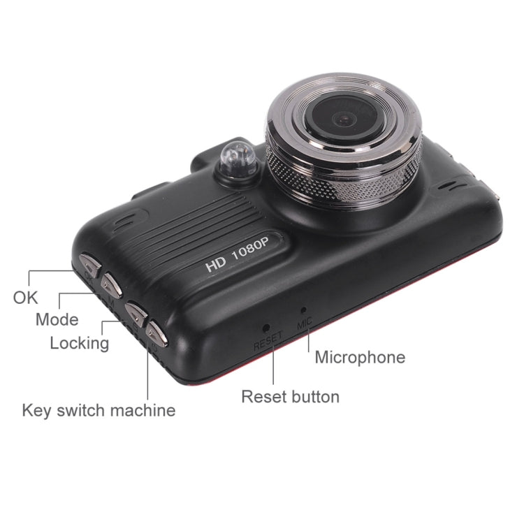 I8S Full HD 1080P Car WiFi DVR Driving Recorder, 3.0 inch Screen Display, 170 Degrees Wide Angle Viewing Lens, Support G-Sensor & File Locking & Parking Guard & Motion Detection Functions, Maximum 32GB TF Card