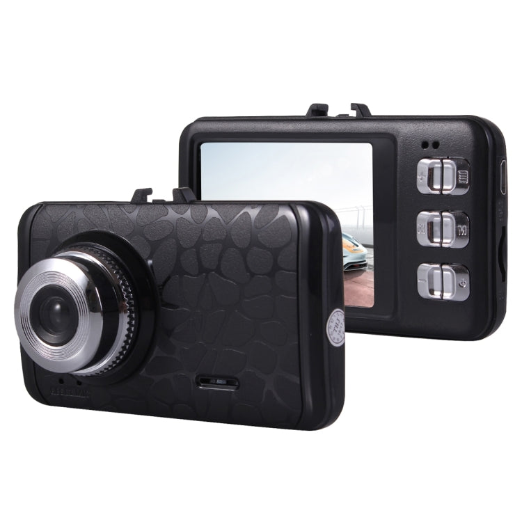 Portable HD Car Camcorder DVR Driving Recorder Digital Video Camera Voice Recorder, 2.2 inch 4:3 TFT Screen Display, Support Motion Detection, TF Card