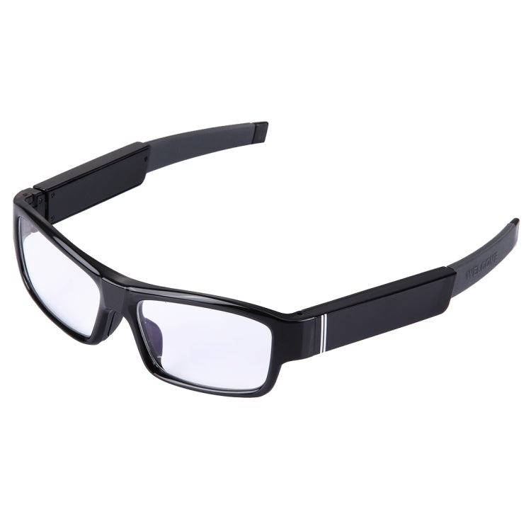 TA-005 HD 1080P 5.0 Mega Pixels CMOS Glasses DVR Recorder No Pinhole Camera with Audio / Video Recording / Photo Function, Support TF Card up to 32GB (Plain Glass Spectacles)
