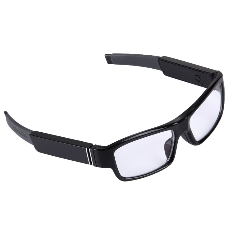 TA-005 HD 1080P 5.0 Mega Pixels CMOS Glasses DVR Recorder No Pinhole Camera with Audio / Video Recording / Photo Function, Support TF Card up to 32GB (Plain Glass Spectacles)