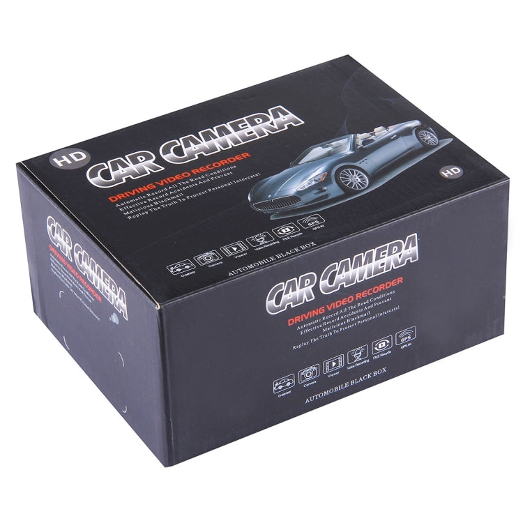 A1 Car DVR Camera 2.7 inch LCD Full HD 1080P 2 Cameras 170 Degree Wide Angle Viewing, Support Night Vision / Motion Detection / TF Card / HDMI / G-Sensor