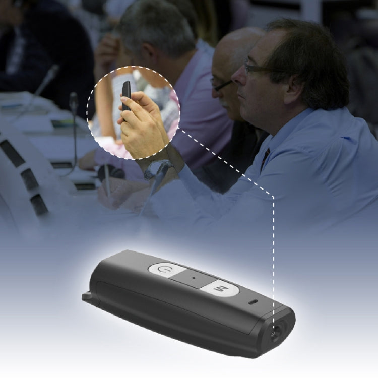 T195 1080P HD Portable Recorder Handheld DV DC, Support TF Card(Black)