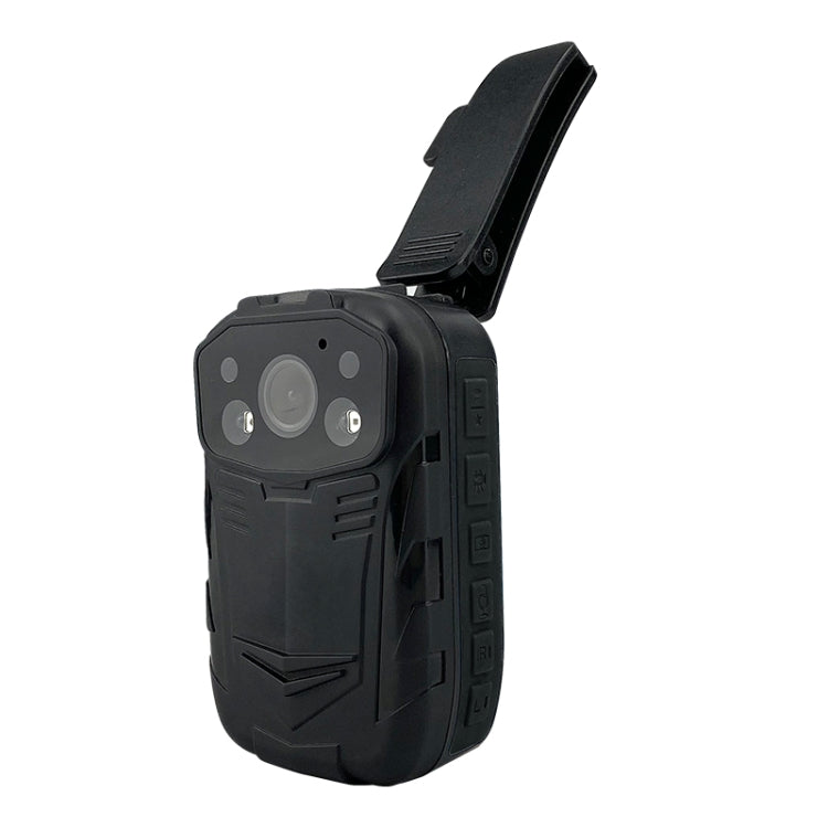 C82 Portable 1080P HD Field Recorder with 2.0 inch Display & Epaulette Back Clip, Support Infrared Night Vision & Red and Blue Light Flashing & Segmented Recording & Loop Recording & Motion Detection(Black)