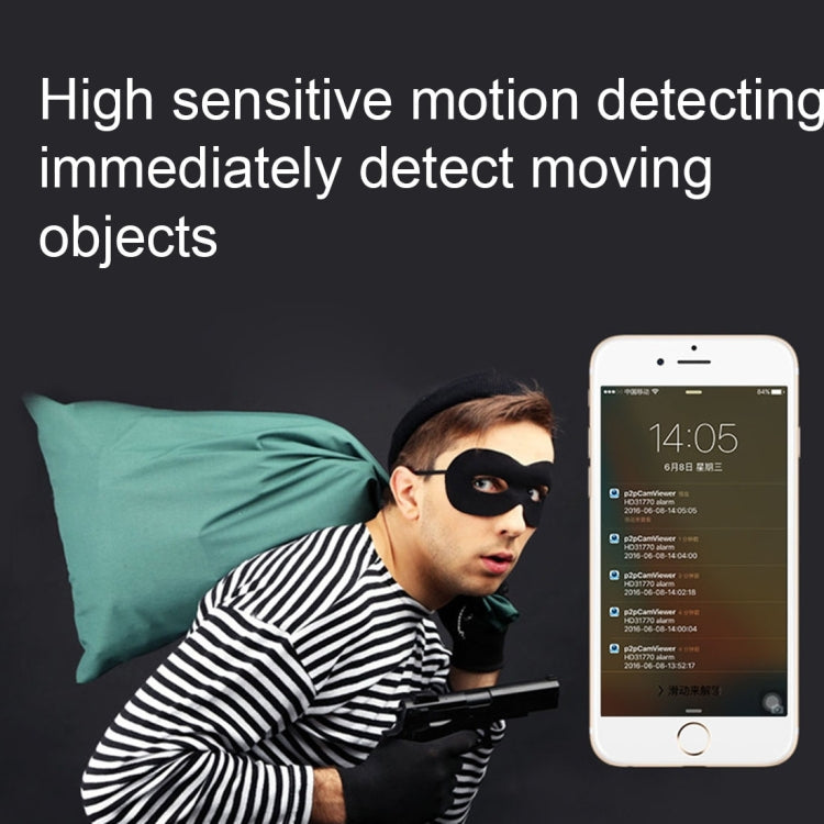 S1 Mini DV HD 1080P 12MP IP Camera / Security Camera, Support Monitor Detection & IR Night Vision & TF Card