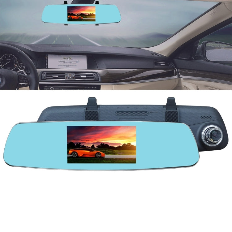CAR LOVER R18 HD 1080P 5.0 inch Anti-glare Blue Mirror Rearview Mirror Vehicle DVR, Novatek NT96655+0210 Program, 170 Degree Wide Angle Viewing, Support  Loop Recording / Motion Detection / G-Sensor