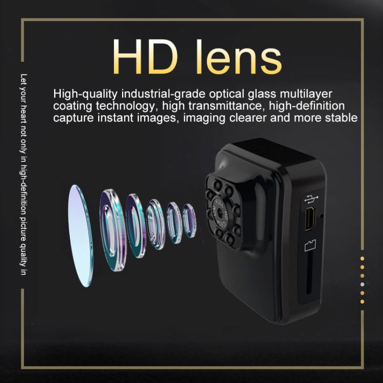 R3 Full HD 1080P 2.0MP Mini Camcorder Action Camera, 120 Degrees Wide Angle, Support Night Vision / Motion Detection(Red)