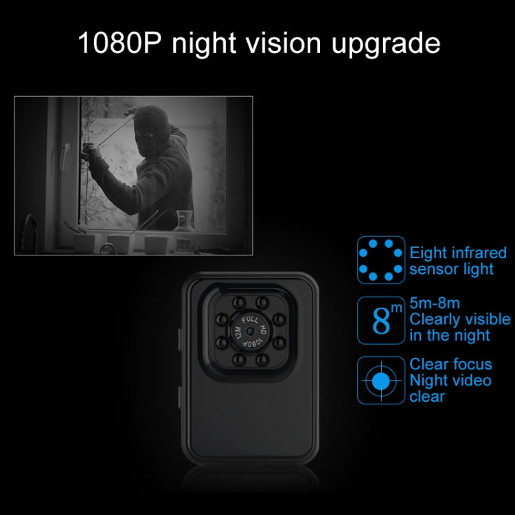 R3 Full HD 1080P 2.0MP Mini Camcorder Action Camera, 120 Degrees Wide Angle, Support Night Vision / Motion Detection(Red)