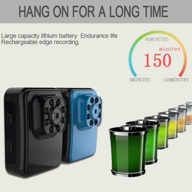 R3 Full HD 1080P 2.0MP Mini Camcorder Action Camera, 120 Degrees Wide Angle, Support Night Vision / Motion Detection(Red)