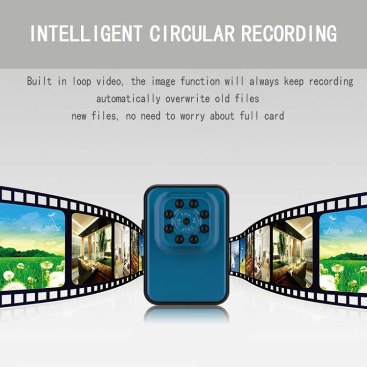 R3 Full HD 1080P 2.0MP Mini Camcorder Action Camera, 120 Degrees Wide Angle, Support Night Vision / Motion Detection(Red)