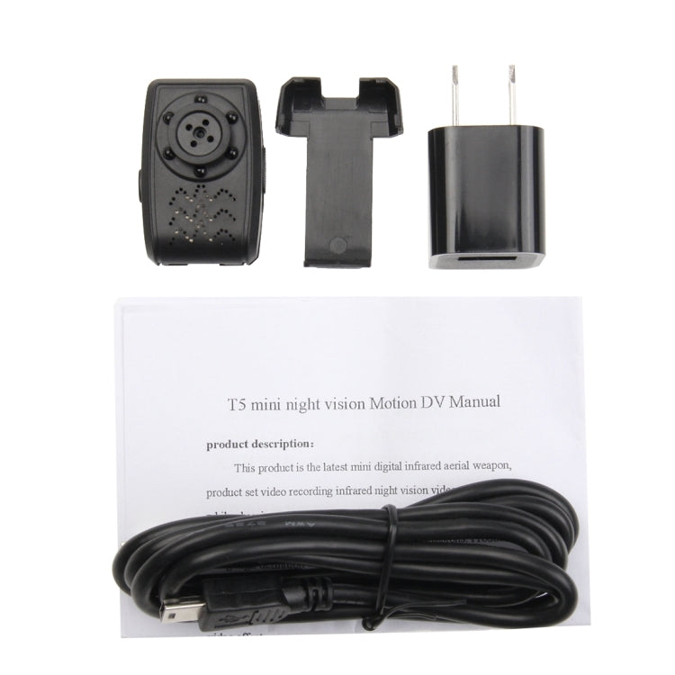 T5 HD 1080P Button Digital Video Recorder Camera Camcorder Mini  DV, Support Motion Detection / Night Vision