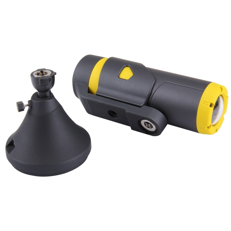 XM Warrior XM-JPGA1-2 1080P FHD WiFi 2.0MP Waterproof Sport Camera Vehicle DVR with 2.4GHz Remote Control, 165 Degree Wide Angle Viewing, Support G-sensor / Emergency Recording / Parking Monitor(Yellow)