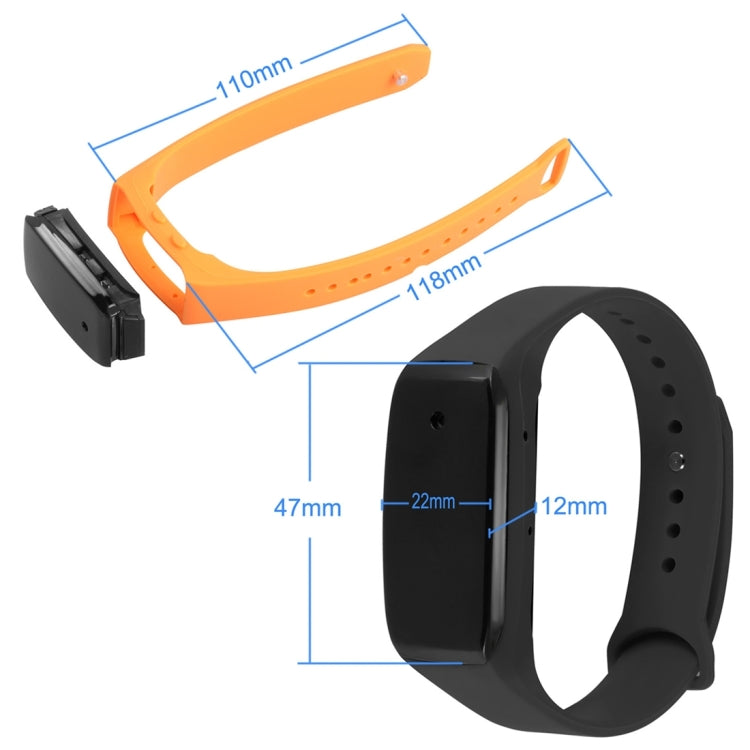 K18 HD 1080P 3.6MP Wearable Bracelet Camera Camcorder, Support Maximum 32GB Micro SD Card