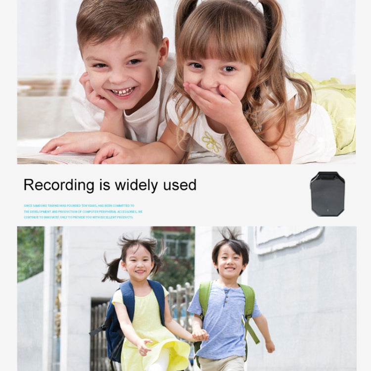 K7 4GB Noise Reduction Smart Voice Control Mini MP3 Recorder(Black)