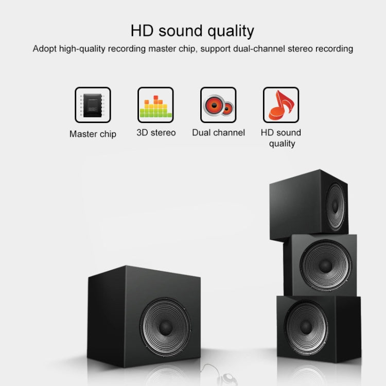 K7 4GB Noise Reduction Smart Voice Control Mini MP3 Recorder(Black)