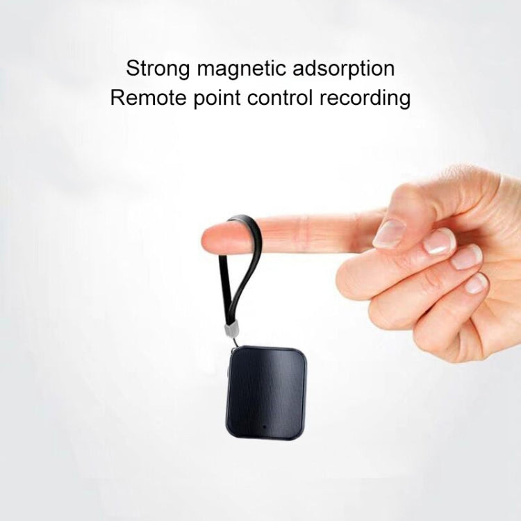 K7 8GB Noise Reduction Smart Voice Control Mini MP3 Recorder(Black)
