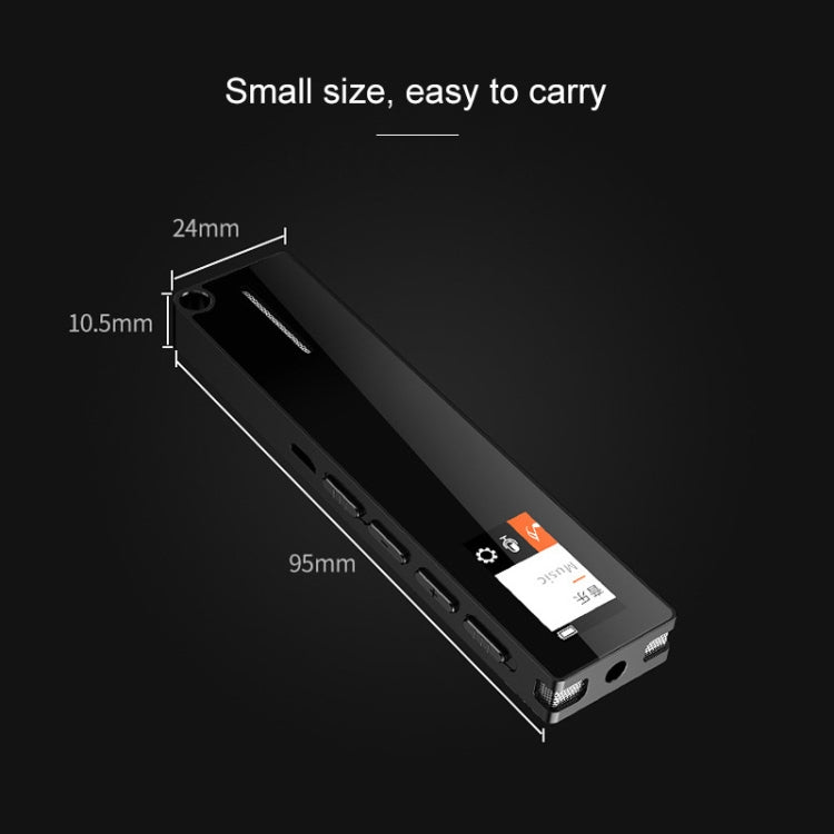 N3 32GB Noise Reduction Color Screen Mini MP3 Recorder(Black)