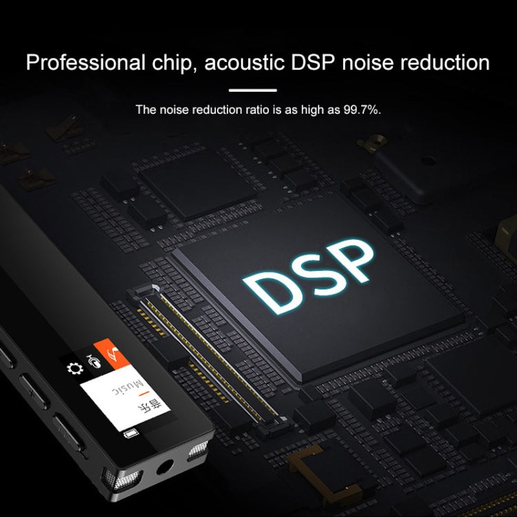 N3 32GB Noise Reduction Color Screen Mini MP3 Recorder(Black)