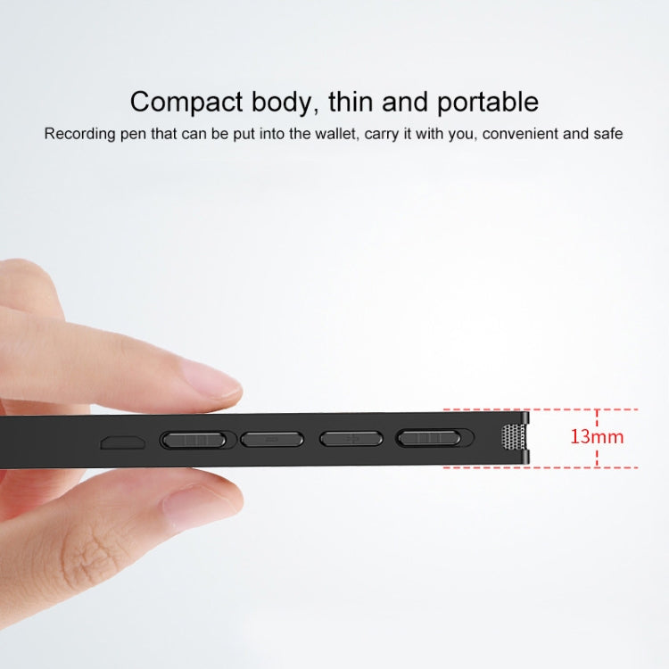 N3 32GB Noise Reduction Color Screen Mini MP3 Recorder(Black)