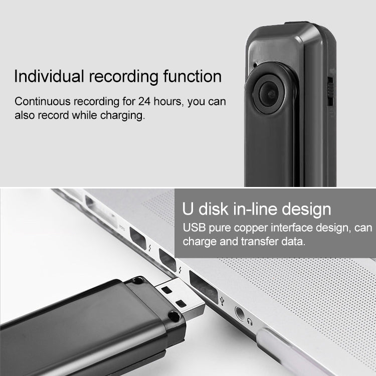 QS-C181 1080P Portable Mini HD Audio Video Recording Digital Voice Recorder