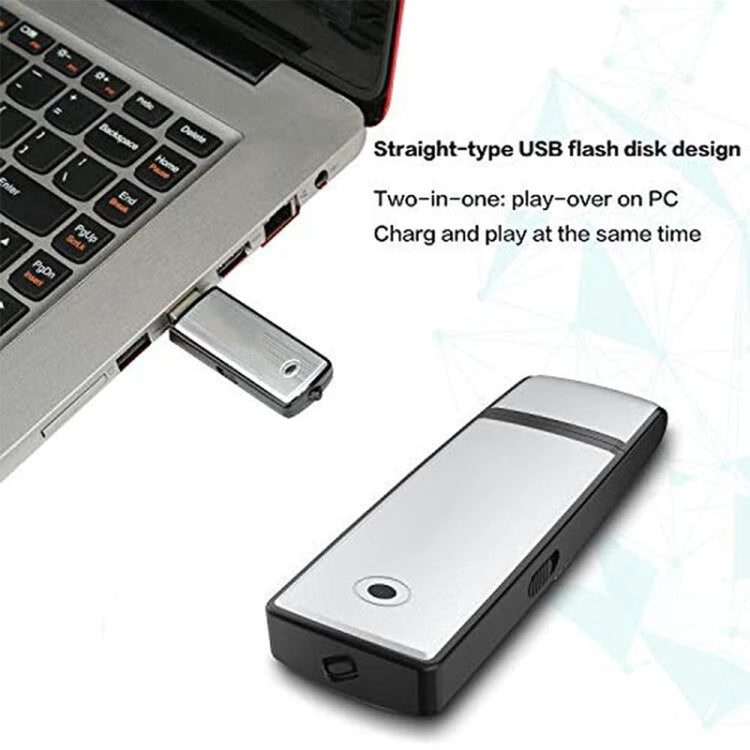 QSSK-858 Portable HD Noise Reduction Digital USB Stick Voice Recorder, Capacity: 4GB