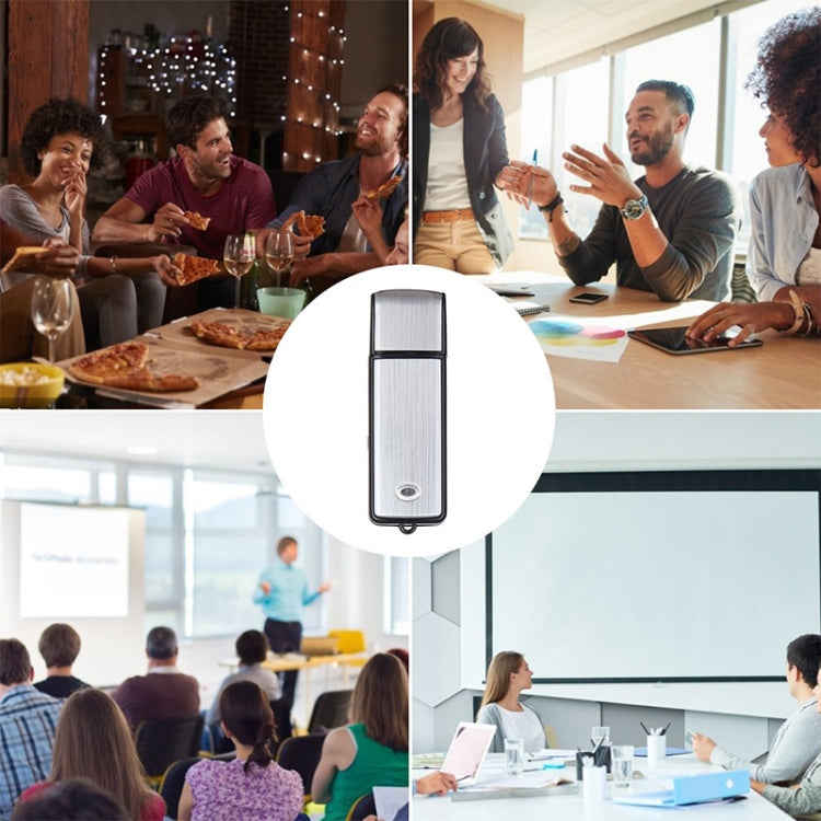 QSSK-858 Portable HD Noise Reduction Digital USB Stick Voice Recorder, Capacity: 4GB