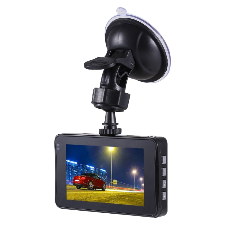 T105s Car DVR Camera 3.0 inch LCD HD 1080P 15.0MP Camera 170 Degree Wide Angle Viewing with Night Vision Light, Novatek 96223, Support Night Vision / Motion Detection / TF Card / HDMI
