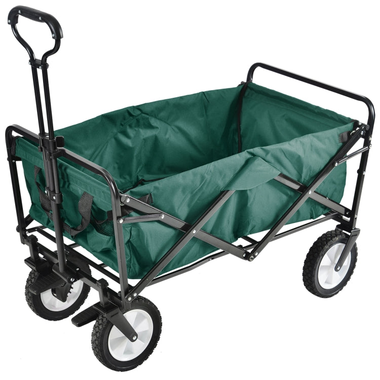 [JPN Warehouse] Outdoor Foldable Trolley with Mesh Pet Bottle Bag / Adjustable Handle
