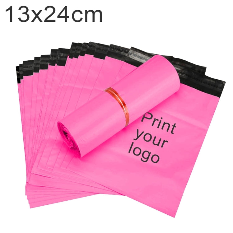 30000 PCS 13x24cm Custom Printed Thick Plastic Courier Bags with Your Logo for Products Packaging & Shipment