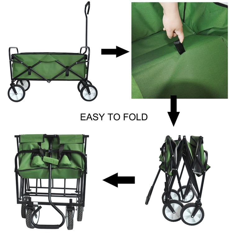 [US Warehouse] Foldable Outdoor Multifunctional Shopping Cart
