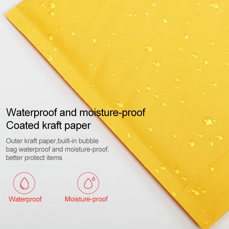 100 PCS Kraft Paper Envelope Bag Express Bubble Bag Packaging Bag, Size: 15x18+4cm
