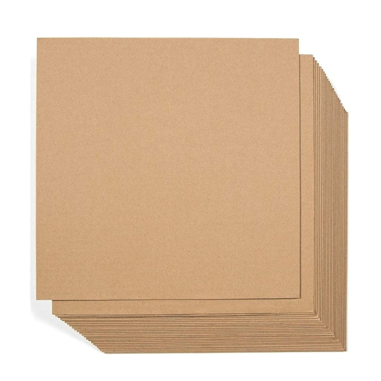 [US Warehouse] 50 PCS LP Record Paper Filled Packaging Boxes, Size: 31.2x31.2cm