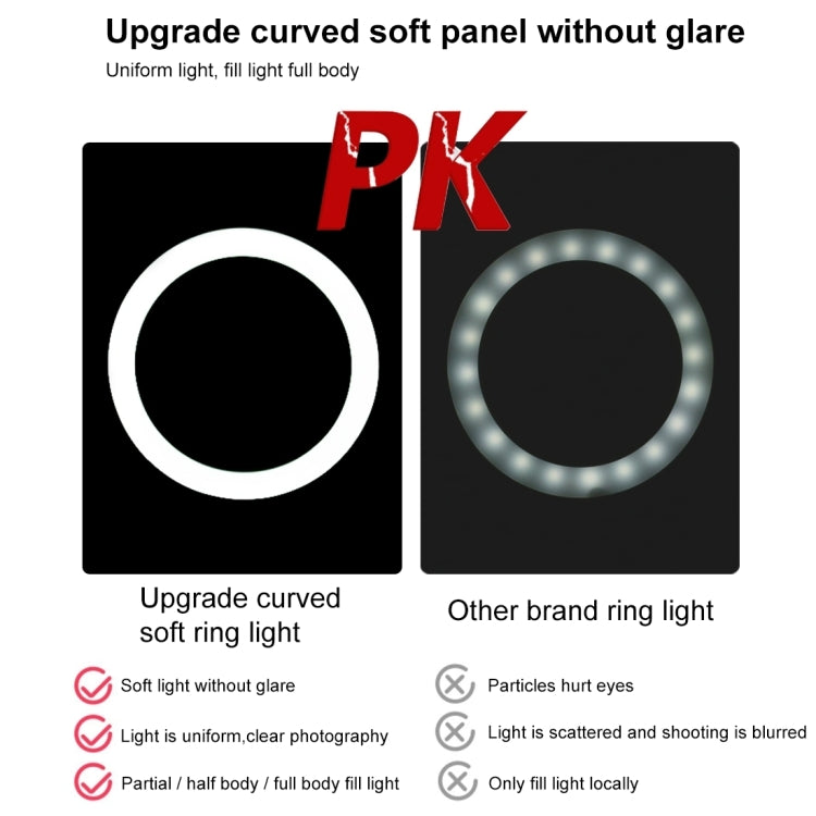 [RUS Warehouse] PULUZ 10.2 inch 26cm LED Ring Light  + 1.1m Tripod Mount Selfie Beauty Vlogging Video Light  Live Broadcast Kits