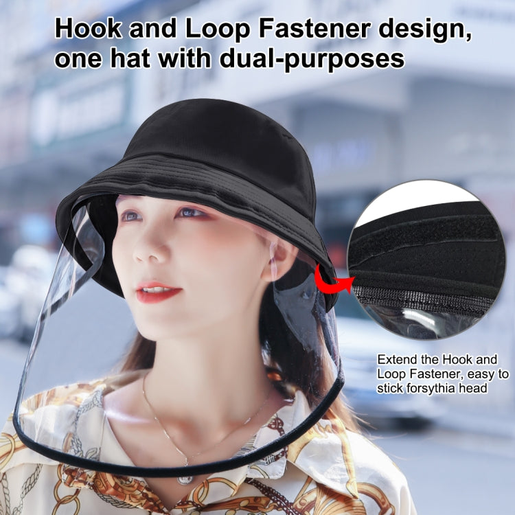 50 PCS Anti-Saliva Splash Anti-Spitting Anti-Fog Anti-Oil Protective Cap Mask Removable Face Shield