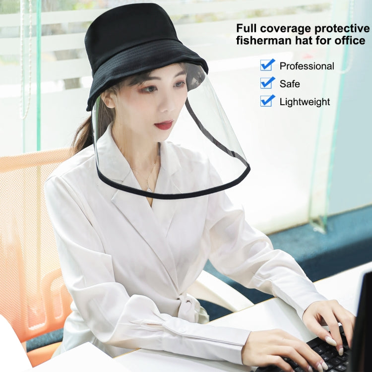 50 PCS Anti-Saliva Splash Anti-Spitting Anti-Fog Anti-Oil Protective Cap Mask Removable Face Shield