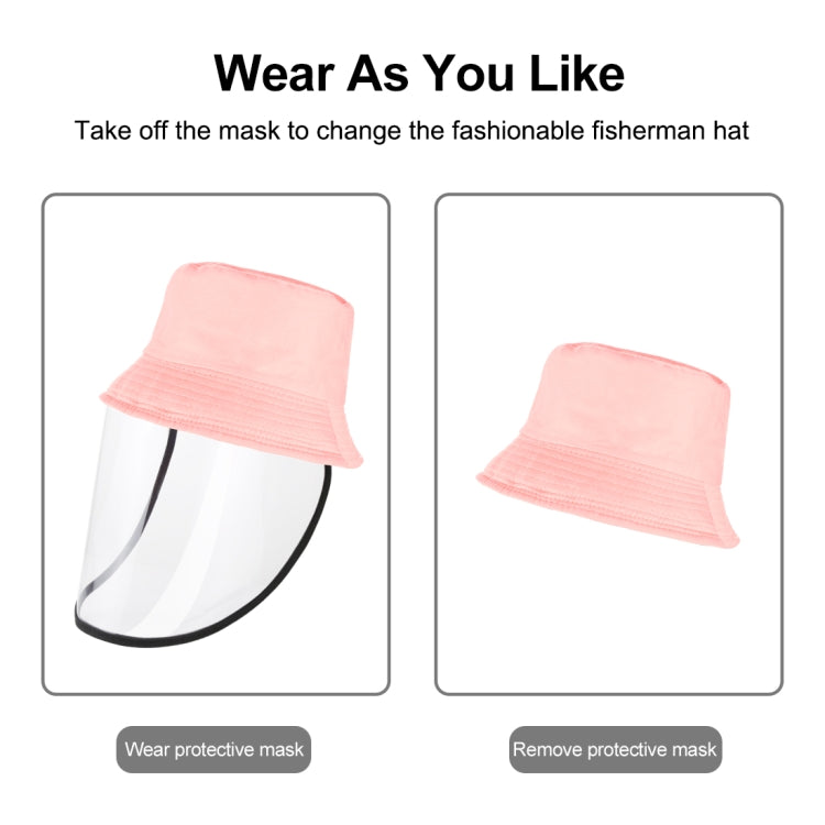 50 PCS Anti-Saliva Splash Anti-Spitting Anti-Fog Anti-Oil Protective Cap Mask Removable Face Shield