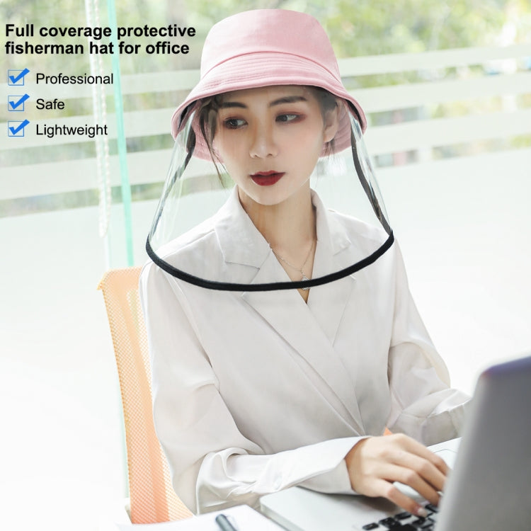 50 PCS Anti-Saliva Splash Anti-Spitting Anti-Fog Anti-Oil Protective Cap Mask Removable Face Shield